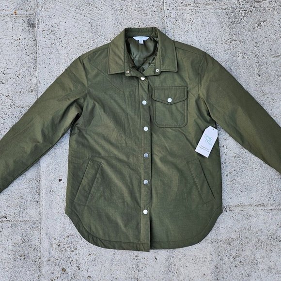 Time and Tru Jackets & Blazers - Time & Tru Women Jacket Coat Olive Green Light Weight Jacket Size XS(0-2)
